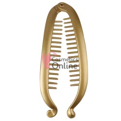 Accesoriu tip banana pentru prins parul din plastic PZS009DD - Auriu 